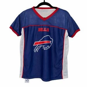 Buffalo Bills NFL Flag Football Jersey Reversible Youth XL Blue White BDA